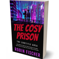 3D view of Premade Romance Book Cover - Maroon Flush