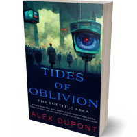 3D view of Premade Apocalyptica Book Cover - Firefly