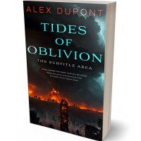 3D view of Premade Apocalyptica Book Cover - Thunder