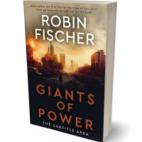 3D view of Premade Apocalyptica Book Cover - Whiskey