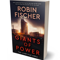 3D view of Premade Apocalyptica Book Cover - Burning Sand