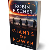 3D view of Premade Apocalyptica Book Cover - Burning Sand