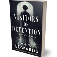 3D view of Premade Horror Book Cover - Shark