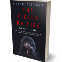 3D view of Premade Horror Book Cover - Shark