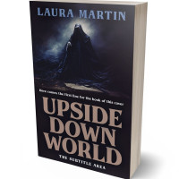 3D view of Premade Horror Book Cover - Steel Gray