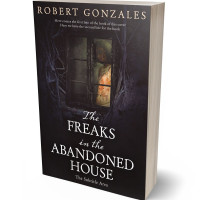 3D view of Premade Horror Book Cover - Thunder