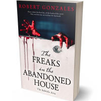 3D view of Premade Horror Book Cover - Dawn Pink