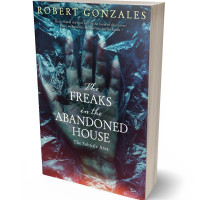 3D view of Premade Horror Book Cover - Tuna