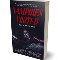 3D view of Premade Horror Book Cover - Steel Gray