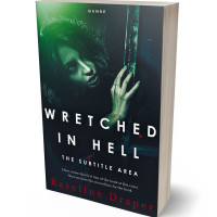 3D view of Premade Horror Book Cover - Timber Green