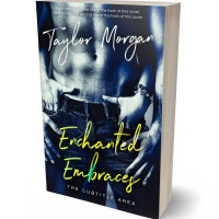 3D view of Premade Erotica Book Cover - Pale Leaf