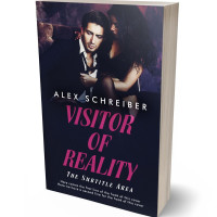 3D view of Premade Romance Book Cover - Steel Gray