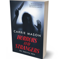 3D view of Premade Horror Book Cover - Careys Pink