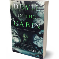 3D view of Premade Horror Book Cover - Shark