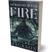 3D view of Premade Horror Book Cover - Ebony Clay