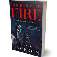 3D view of Premade Apocalyptica Book Cover - Steel Gray