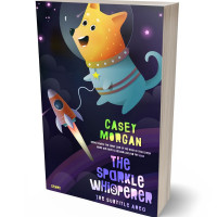 3D view of Premade Fantasy Book Cover - Steel Gray