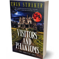 3D view of Premade Horror Book Cover - Tan