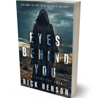 3D view of Premade Mystery & Thriller & Suspense Book Cover - Outer Space