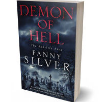 3D view of Premade Horror Book Cover - Ebony Clay