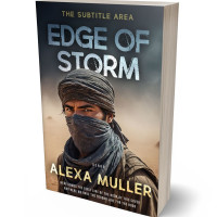 3D view of Premade Mystery & Thriller & Suspense Book Cover - Vanilla