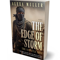 3D view of Premade Action & Adventure Book Cover - Akaroa