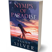 3D view of Premade Romance Book Cover - Sea Pink