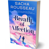 3D view of Premade Romance Book Cover - Denim