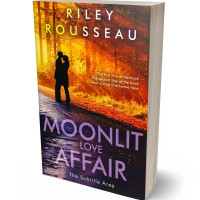 3D view of Premade Romance Book Cover - Bleached Cedar