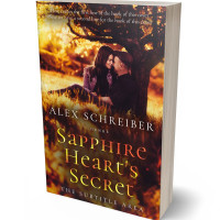 3D view of Premade Romance Book Cover - Cork