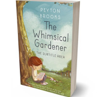 3D view of Premade Nature Book Cover - Powder Ash