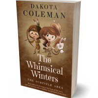 3D view of Premade Western Book Cover - Old Copper