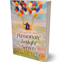 3D view of Premade Romance Book Cover - Soft Amber