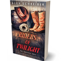 3D view of Premade Action & Adventure Book Cover - Thunder