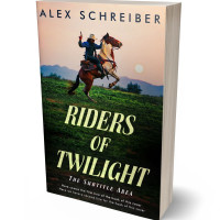 3D view of Premade Action & Adventure Book Cover - Hunter Green