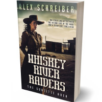 3D view of Premade Action & Adventure Book Cover - Dune