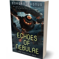 3D view of Premade Science Fiction Book Cover - Outer Space