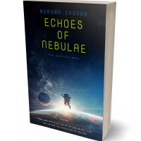 3D view of Premade Science Fiction Book Cover - Ebony