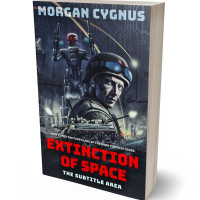 3D view of Premade Apocalyptica Book Cover - Charade