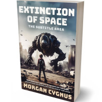 3D view of Premade Science Fiction Book Cover - Tuna