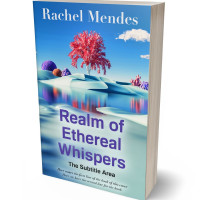 3D view of Premade Abstract Book Cover - Glacier