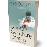 3D view of Premade Surreal Book Cover - Cascade