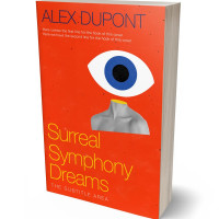 Tablet view of Pomegranate #15603 - Premade Abstract Book Cover