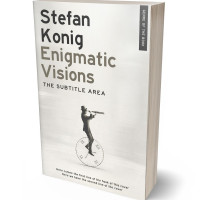 3D view of Premade Surreal Book Cover - Green White