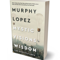 3D view of Premade Abstract Book Cover - Tana