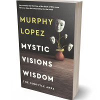 3D view of Premade Surreal Book Cover - Merlin