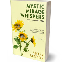 3D view of Premade Surreal Book Cover - Corn Field