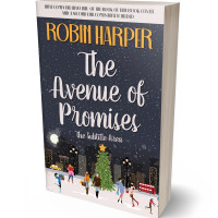 3D view of Premade Chick Lit Book Cover - Stark White