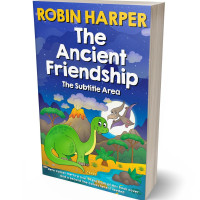 3D view of Premade Children's Book Cover - Chambray