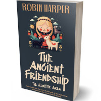 3D view of Premade Children's Book Cover - Ebony Clay